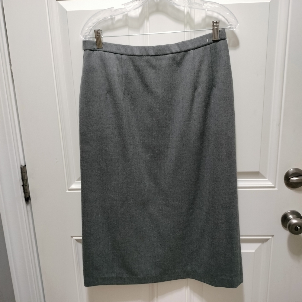 Pendleton Classic Gray Pencil Skirt